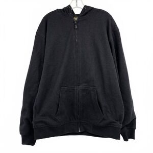 Roland Sands Design Black Full Zip Hoodie | 2XL Regular